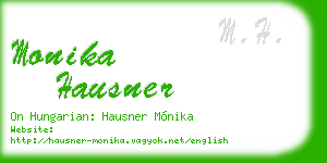 monika hausner business card
